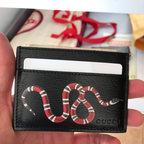 Gucci kingsnake cardcase - Picture 1 of 1